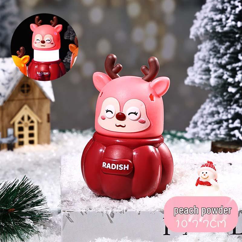 Cartoon Reindeer Night Light: Luminous Christmas Ornament & Student Gift