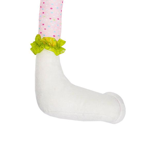 Easter Bunny Leg Hanging Ornament Soft Plush Long Leg Decoration for Farmhouse Spring Porch Outdoor