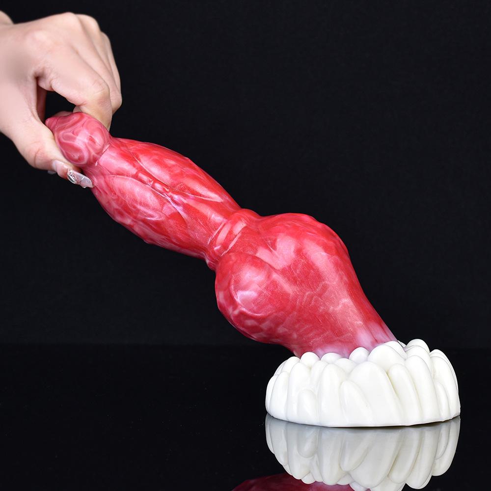 Animal Like Wild Dog Loser Fake Penis Penis Female Vagina Masturbation Orgasm Stick Anal Plug Sexual Toy