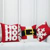 Christmas Tufed Pillow Cover Cotton Embroidered Couch Living Room Bedroom