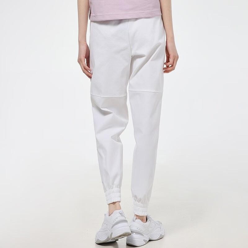Nike Sportswear Swoosh 3D Logo Woven Cuff Sports Pants Women Pants White CZ8910-100