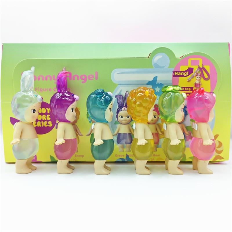 Adorable Candy House Series Angel Figurines Pvc Blind Box Collectible Toys For Display