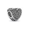 Hollow Heart-shaped Jewelry Accessories for Men and Women, Couple Style, Silver 791811