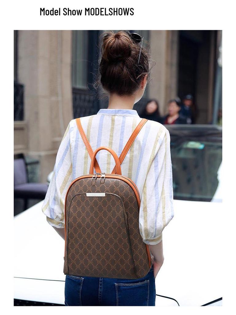 2025 Women's Large Korean Fashion Backpack - Travel, Shopping, Student Style with Unique Letter Design