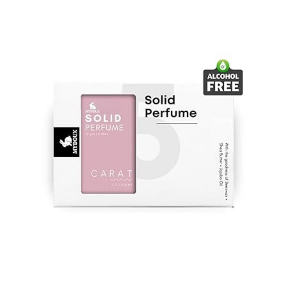 CARAT by Mashur Fab – Solid Wax Perfume | Alcohol-Free Cologne for Men & Women | Long-Lasting, Woody Fragrance | Pocket-Friendly Balm