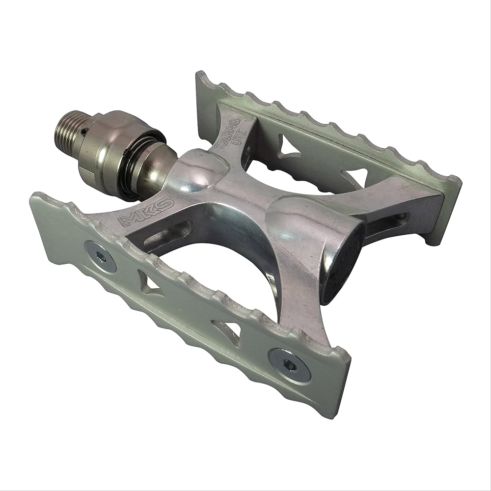 Mikashima Touring-Lite Ezy Superior Pedal Silver 528-00131 Lightweight Durable Bicycle Accessory