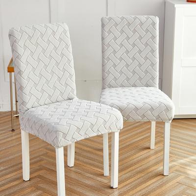 1 pièce housse de chaise pour salle à manger extensible Jacquard salle à manger housse de chaise housse élastique Spandex cuisine chaise couverture