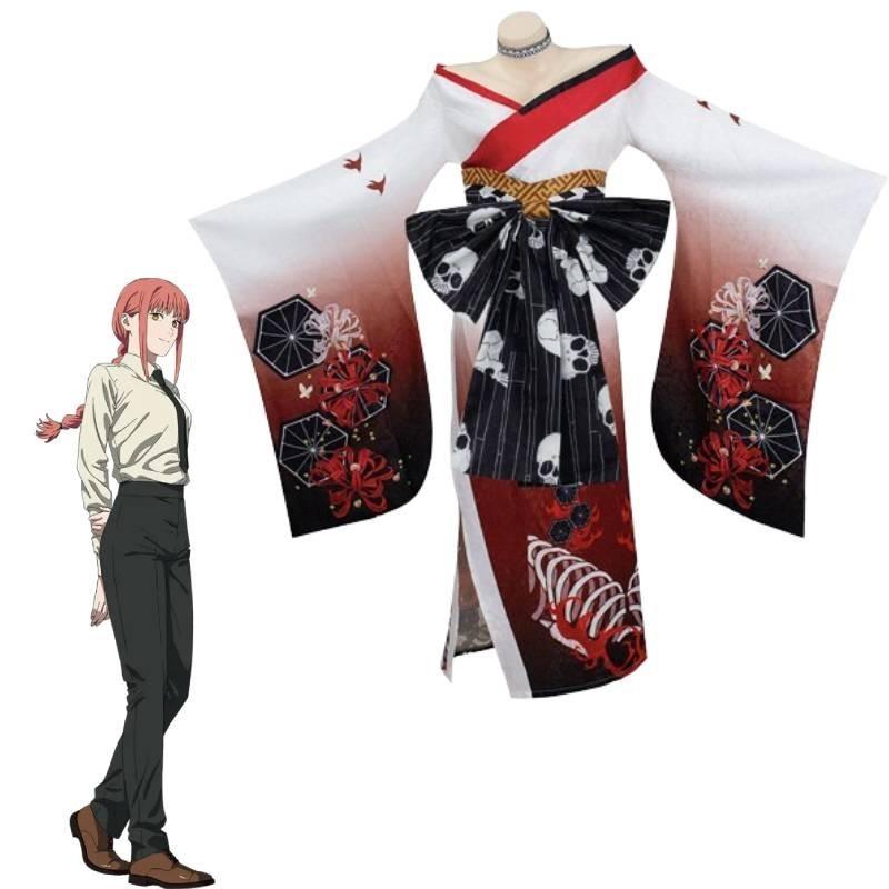 Charming Makima Power Cosplay Costume Traditional Japanese Style Soft And Comfortable
