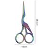 20pcs 4.5" Stainless Steel Sharp Tip Stork Scissors Crane Scissors DIY Tools Dressmaker Shears