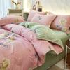 Printed Pure Cotton Student Dormitory Three-piece Four-piece Single Quilt Cover Sheet Pillowcase Duvet Cover