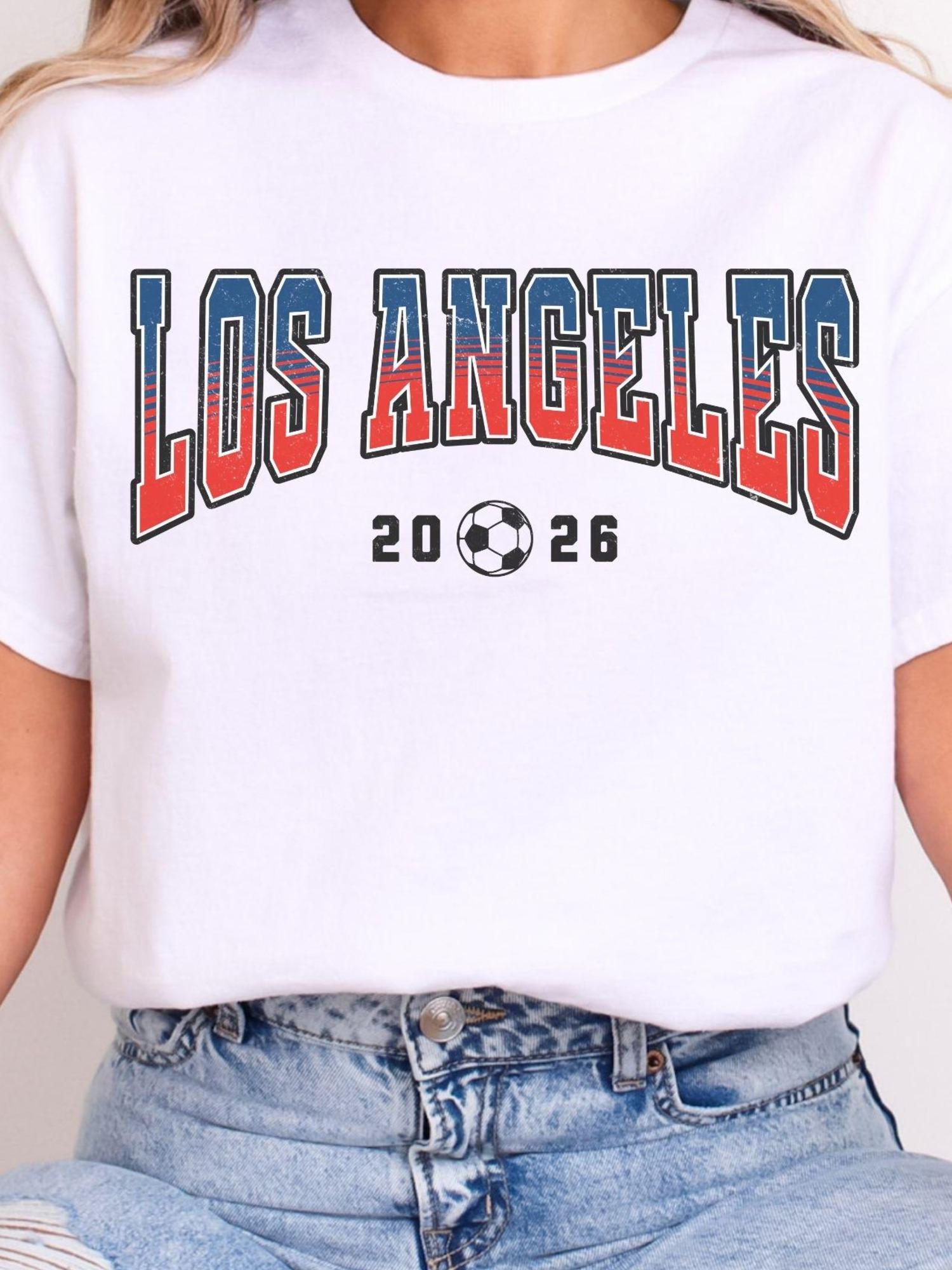 Los Angeles Shirt Los Angeles Soccer Shirt 2026 LA Souvenir TShirt Soccer Fan Game Day Tshirt Soccer Lover Gifts City Trip Memory S