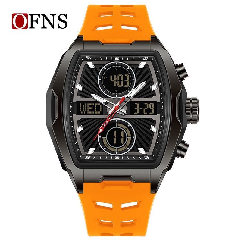 Men Wristwatch Quartz Watches Luxury Dual Display Chronograph Waterproof Sport Military Multifunction Male Digital Watch