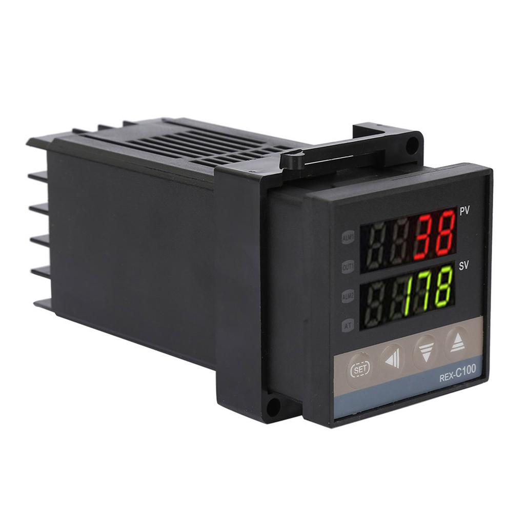 0 Celsius  1300 Celsius  Alarm REX C100 Digital LED PID Temperature Controller Thermostat Kit AC110V 240V