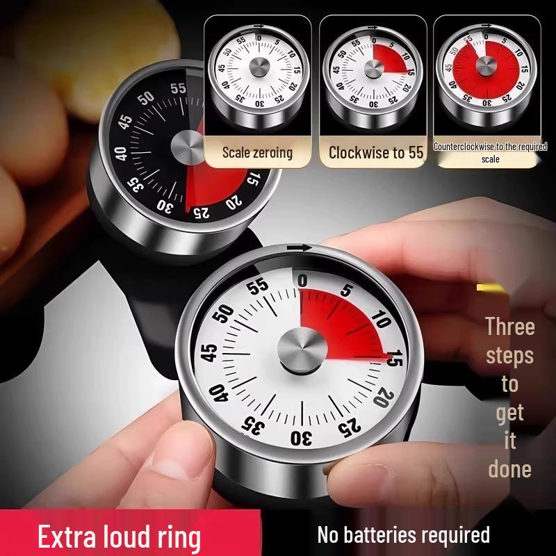 Kitchen Timer with Newcomer Discount - Magnetic Mechanical Cooking Alarm
