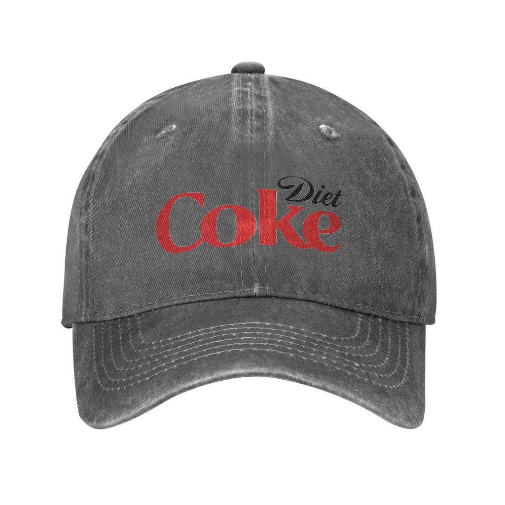 Coke Funny Lover Diet Washed Denim Cap Casual Baseball Caps Adjustable Hat Summer Unisex Baseball Hats