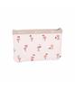 Lesportsac Flamingo Party 3-Zip Cosmetic Pouch [7158.Hg20]