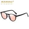 Occhiali da sole polarizzati fotocromatici con montatura TR90 alla moda Uomo Donna Occhiali da guida antiriflesso Occhiali da sole con montatura rotonda