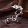 Retro Zinc Zinc Alloy Men Punk Left Ear Clip Earrings Dragon Ear Clip Fashion Jewelry