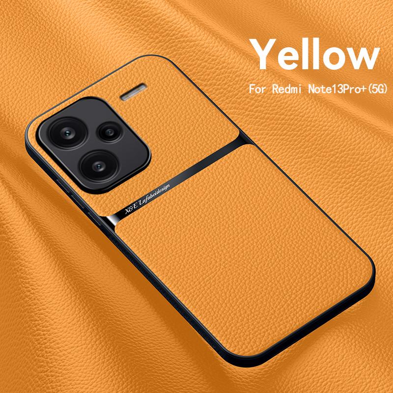 Funda For Redmi Note 13 Pro Plus Case Magnet Car Holder Leather Cover for Xiaomi Redmy Note 13 Pro + Plus 5G TPU Bumper Coque