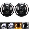 2PCS 5.75 inch LED Headlight Projector for Triumph Rocket iii 3 & Speed Triple & Street Triple 5 3/4" Headlamp For Iron 883 Dyna