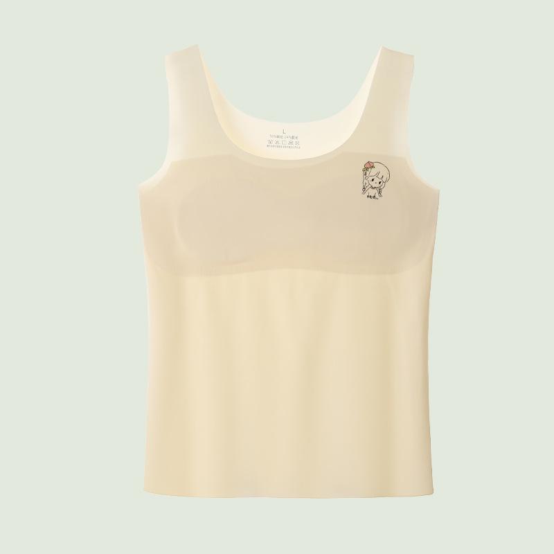 Seamless Camisole Underwear for Girls: Anti-Nipple High School & Junior High Bra for Older Children & Adolescents