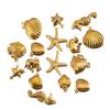 10pcs Stainless Steel Starfish Shell Charms Marine Animal Charms For Making Earrings Ocean Necklace Bracelet Jewelry Accessories