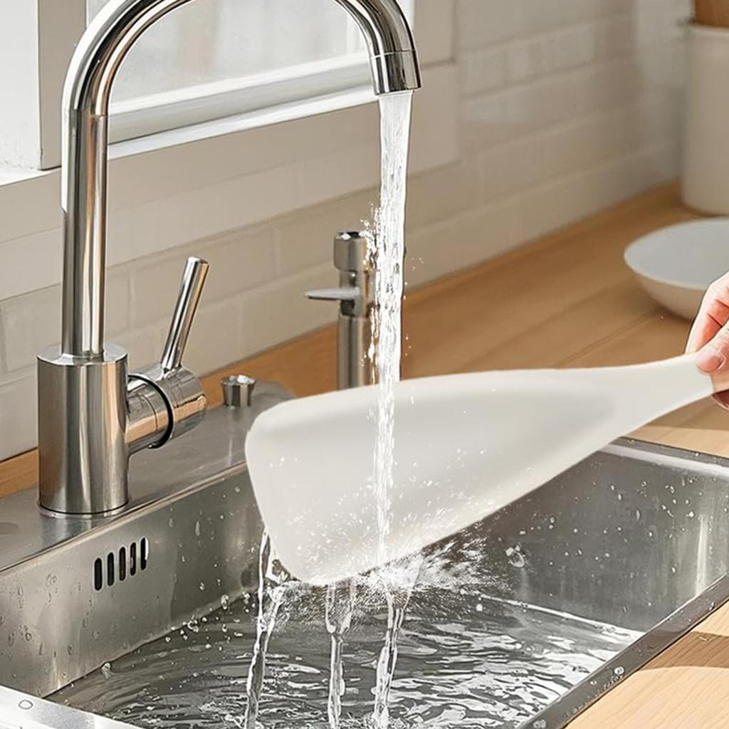 Yousheng Silicone Cooking Spoons Food-Grade Kitchen Spatula Heat Resistant Non-Stick Spatula Spoon for Stirring And Serving