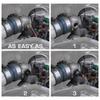 No Drill Intake Heater Sensor Adapter M22x1.5 Male 1/8-27 NPT Female for Ford 7.3L Super Duty