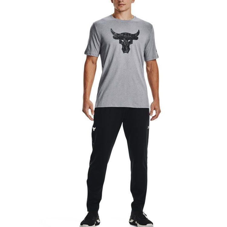 Under Armour Project Rock T Shirt Men's Gray 1371214-035