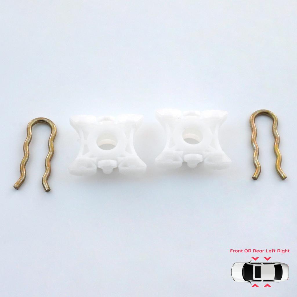 EWR5 Window Regulator Guide Pivot Clips for BMW E36 E92 E93 E34 E32 Z3 Z4 Volvo Passat B3 B4 Range Rover 2 LP P38A 51321938884
