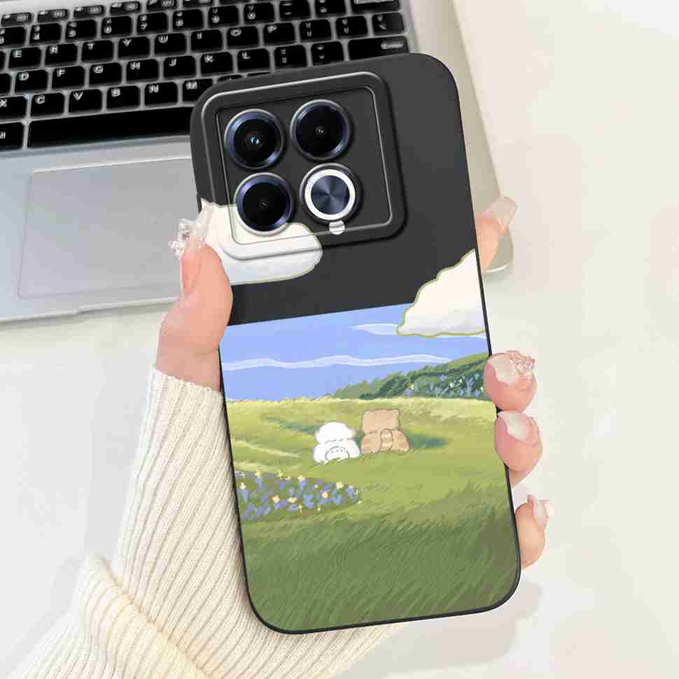 Spring Flower Case For Infinix Note 40 5G Cover Silicone Soft Shockproof Funda For Infinix Note 40 X 40X Note40 Note40X Casing