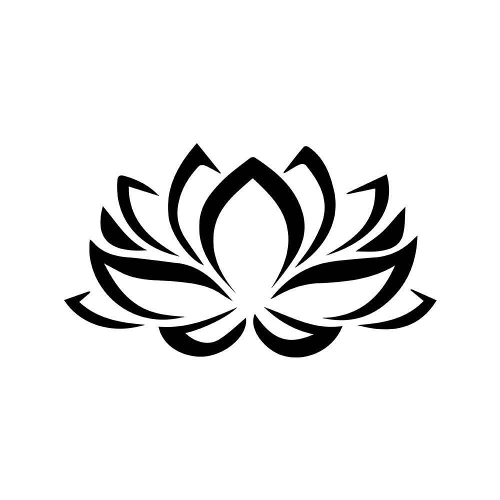 LYKX Beautiful Lotus Flower Bumper Window Car Sticker Automobiles Motorcycles Exterior Accessories Vinyl Decals