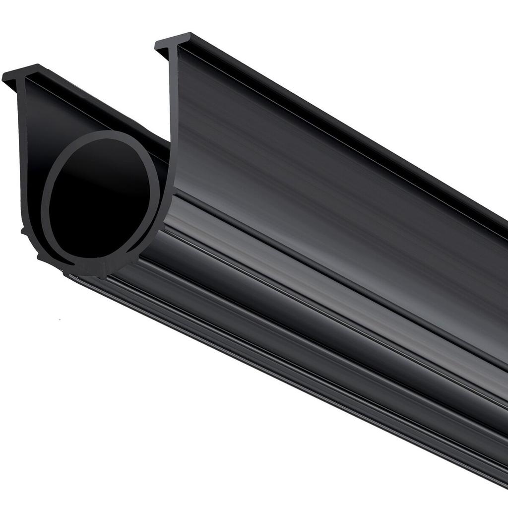 Garage Door Seals Bottom Rubber, U Shape +O Ring Combination Garage Door Bottom Weather Seal, 16ft Weatherproofing Garage Door Seal, 5/16 inch T-ends