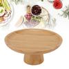 Einfache Hohe Obstplatte Haushalt   Holz Rund Hoch Obstkuchen Tablett Hohe Obstschale