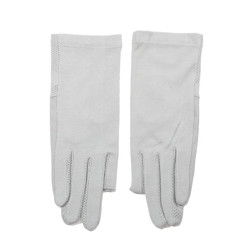 Lady Sunscreen Ice Silk Gloves Female Summer Sun Protection Gloves Fashion Cycling Driving Running Mittens Thin Anti-UV Gloves