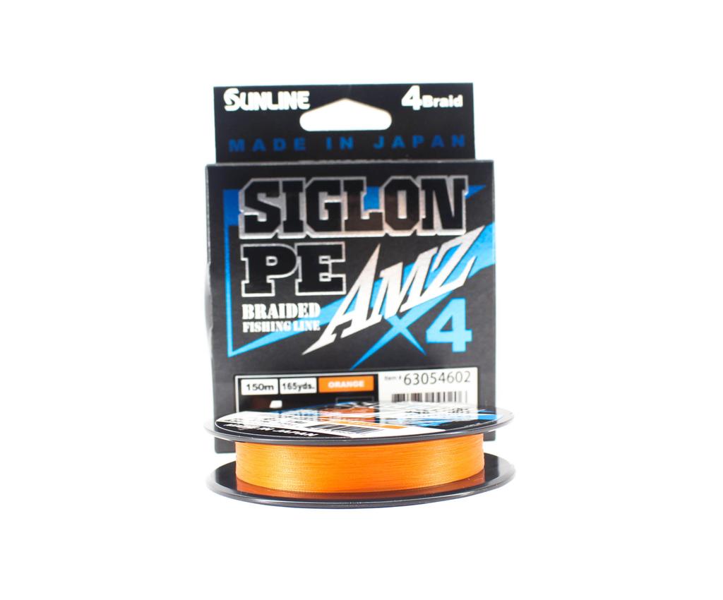Sunline PE Line X4 Siglon AMZ 150M PE 0,3 4LB Portocaliu (0206)