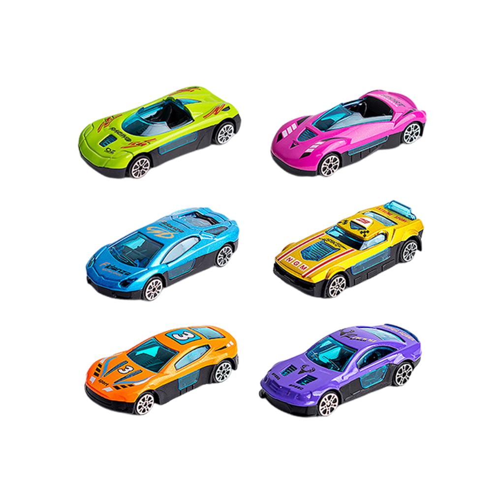 6piece 164 Alloy Car Pull-back Die Casting Model Toys For Boys Toys For Kids Children Toys Car Model
