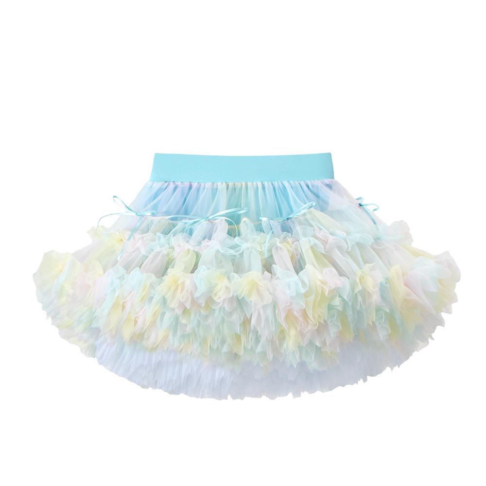 Falda Tutú de Princesa para Niñas - Vestido de Navidad de Tul Esponjoso
