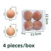 3/2/1Pcs Pumpkin Balls Christmas Tree Ornament Plastic DIY Crafts Painted Christmas Gifts Boxes Pendant Hanging Ornament