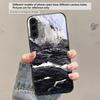 Abstrakte Moderne Wellen Für Samsung Galaxy S20 S21 S22 S23 Plus S24 FE S25 Ultra S26 Edge S25+ 20+ 22+ 24+ Schwarze Glas-Handyhülle
