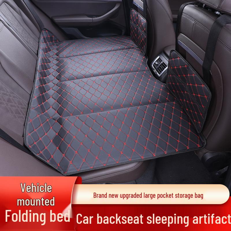 Foldable Car Rear Seat Sleeping Mattress - Inflatable-Free