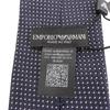 Pristine EMPORIO ARMANI tie Dot Pattern Navy silk mens 340075 Used