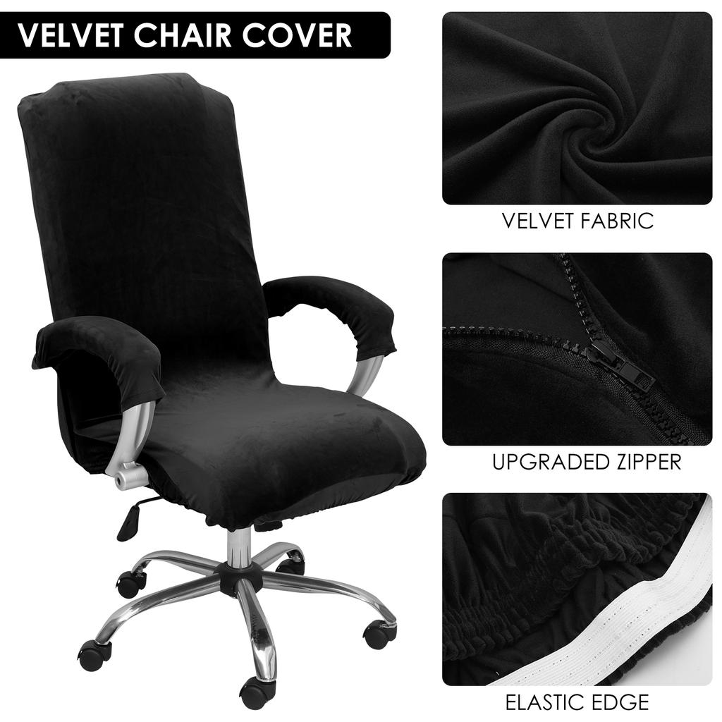 Office Chair Cover Thickened Stretchable Desk Computer Gaming Office Chair Armchair Protector Cover Dustproof Pet Scratch