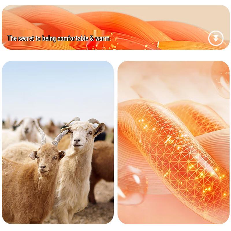 Hengyuanxiang Women's Pure Cashmere Thermal Leggings