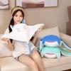Lifelike Mobula Whale Plush Toy Real Life Soft Real Life Cartoon Ray Fish Realistic Sea Animals Stuffed Toys Pillow