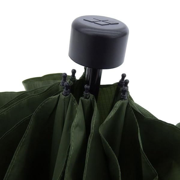 Faltbarer Dunkler Trekking-Regenschirm 1128702 [Montbell] Regenschirm, Herren & Damen, Grün, 60cm, mont-bell