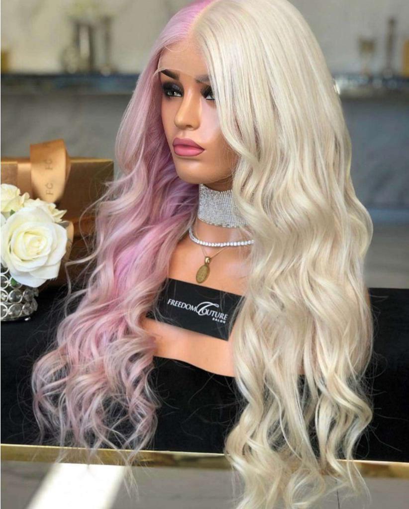 Buy Women S Half Pink Half Blonde Ombre Hair Synthetic Hair Long Curly Wig Cosplay Wigs Party Hair At Affordable Prices Free Shipping Real Reviews With Photos Joom Buy Women S Half Pink Half Blonde Ombre Hair Synthetic Hair Long Curly Wig Cosplay Wigs Party Hair At Affordable Prices Free Shipping Real Reviews With Photos Joom