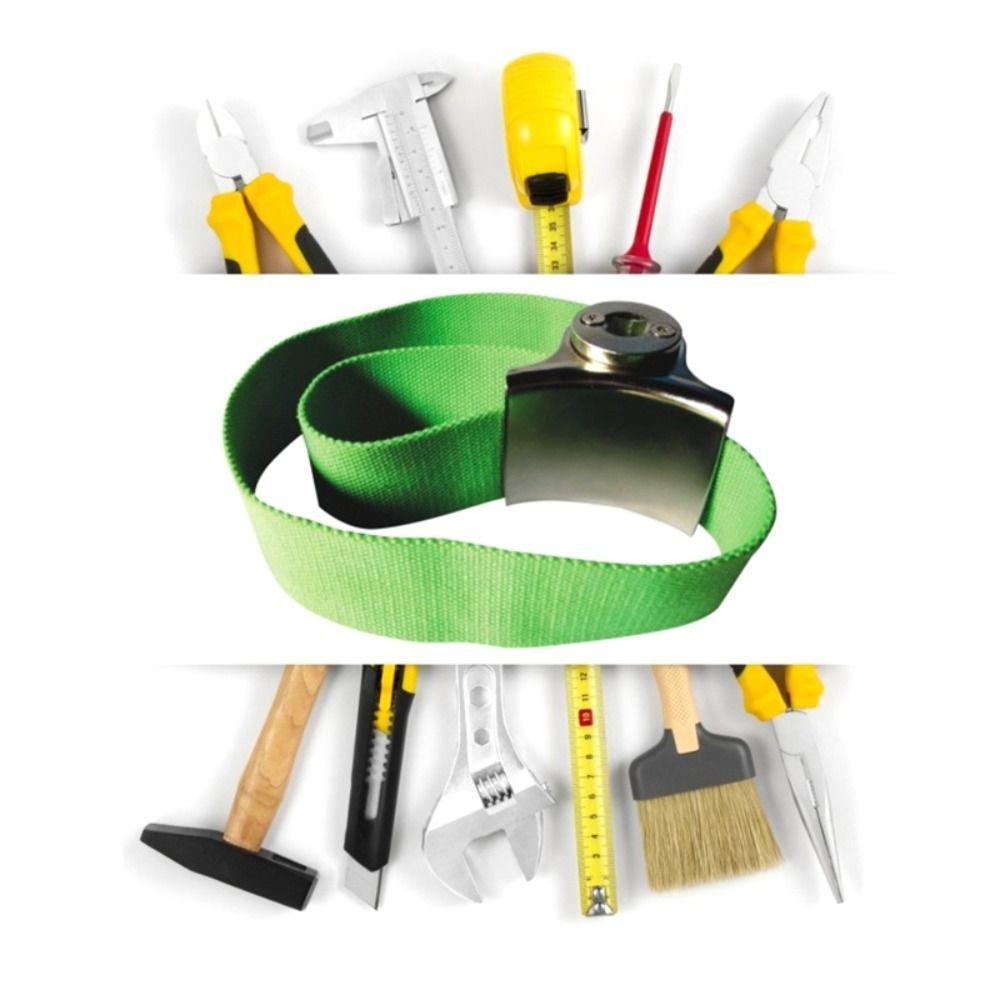 Vehicle Heavy Duty Remover Oil Filter Wrench Canvas Belt For Removing Oil Filter Repairing Tool