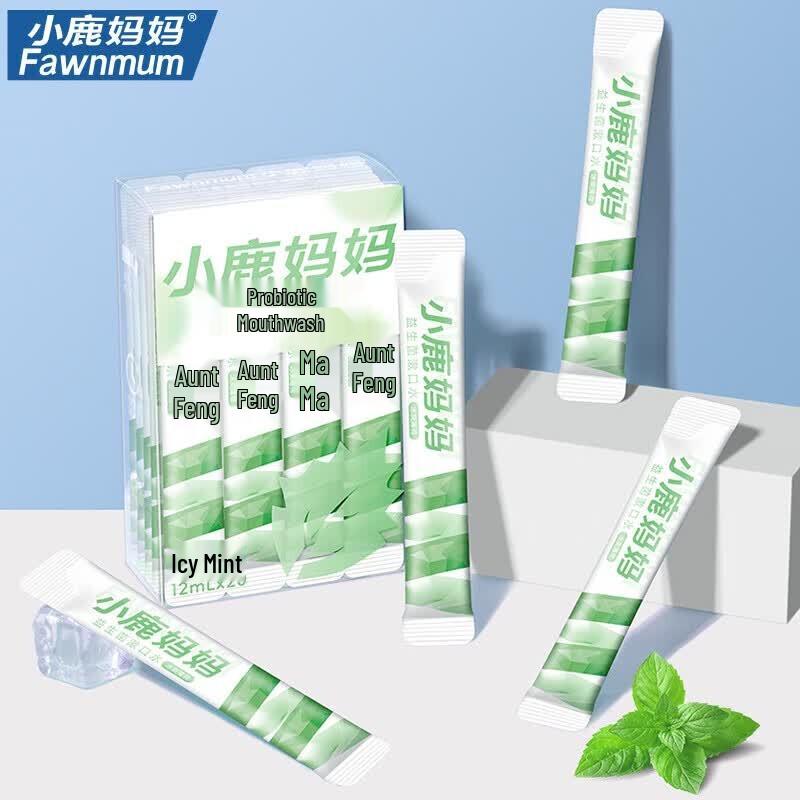 FAWNMUM Peach Portable Mouthwash Strips