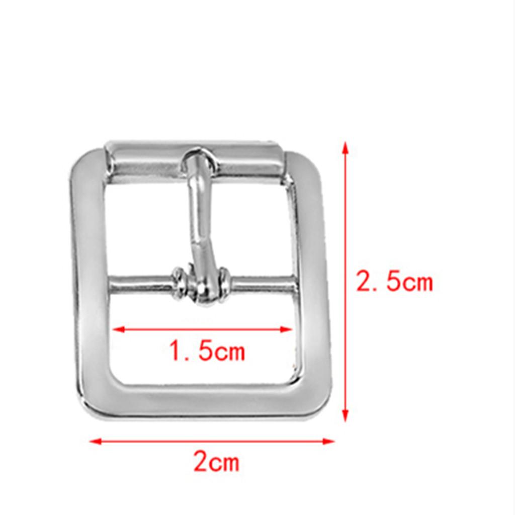 Metal Buckle Pin for DIY Shoe Bag Clothes Purse Making Adjustable Strap Buckles Mini Bar Connector Repair Tools